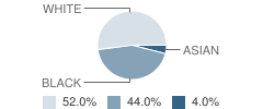 Washtenaw County Juvenile Detention School Student Race Distribution