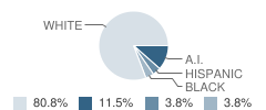 Milaca Area Learning Center School Student Race Distribution