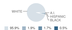 Kossuth Elementary School Student Race Distribution