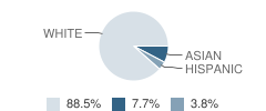 North Star 7-8 School Student Race Distribution