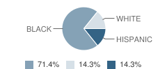 Monmouth County Youth Detention School Student Race Distribution