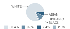 Primary Center  at  Wilson School Student Race Distribution