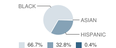 Lincoln Ave School Student Race Distribution