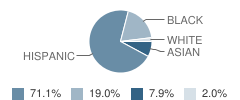 Number 2 School Student Race Distribution