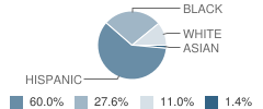 Red Bank Middle School Student Race Distribution