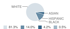 West Belmar School Student Race Distribution