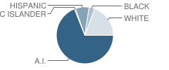 Kirland Pre-Kindergarten Early School Student Race Distribution