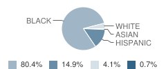 Green Technology High Charter School Student Race Distribution