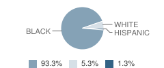 A+ Arts Academy Student Race Distribution