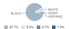 Horizon Science Academy Cleveland Elementary Student Race Distribution