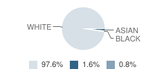 Frontier Middle School Student Race Distribution