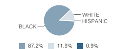 Academy of Dayton Student Race Distribution