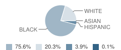 Chaney High School Student Race Distribution