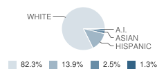 Oregon City Service Learning Academy Student Race Distribution