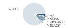 Seven Oak Middle School Student Race Distribution