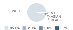 The Compass School Student Race Distribution