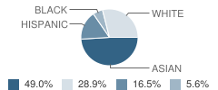 High School Campus Student Race Distribution