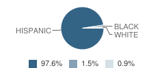 Middle Campus School Student Race Distribution