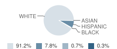 Clyde Intermediate School Student Race Distribution