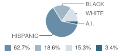 Garza County Detention & Resident Facility School Student Race Distribution