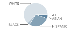 Highland Park Elementary School Student Race Distribution