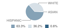 Eldorado Middle School Student Race Distribution