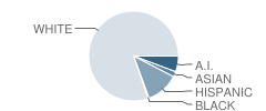 Grand County Middle School Student Race Distribution