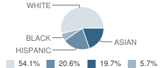 Kings Glen Elementary School Student Race Distribution