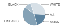 Forest Grove Elementary School Student Race Distribution