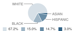 Garrisonville Elementary School Student Race Distribution