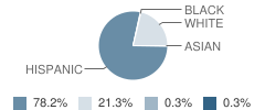 Royal Middle School Student Race Distribution