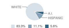 Rocky Mountain Middle School Student Race Distribution